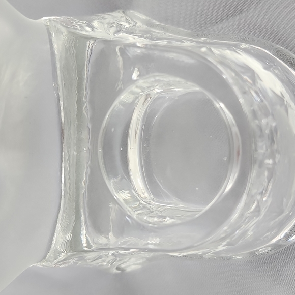 Half Moon Glass Candle Holder - Picture 4 of 11